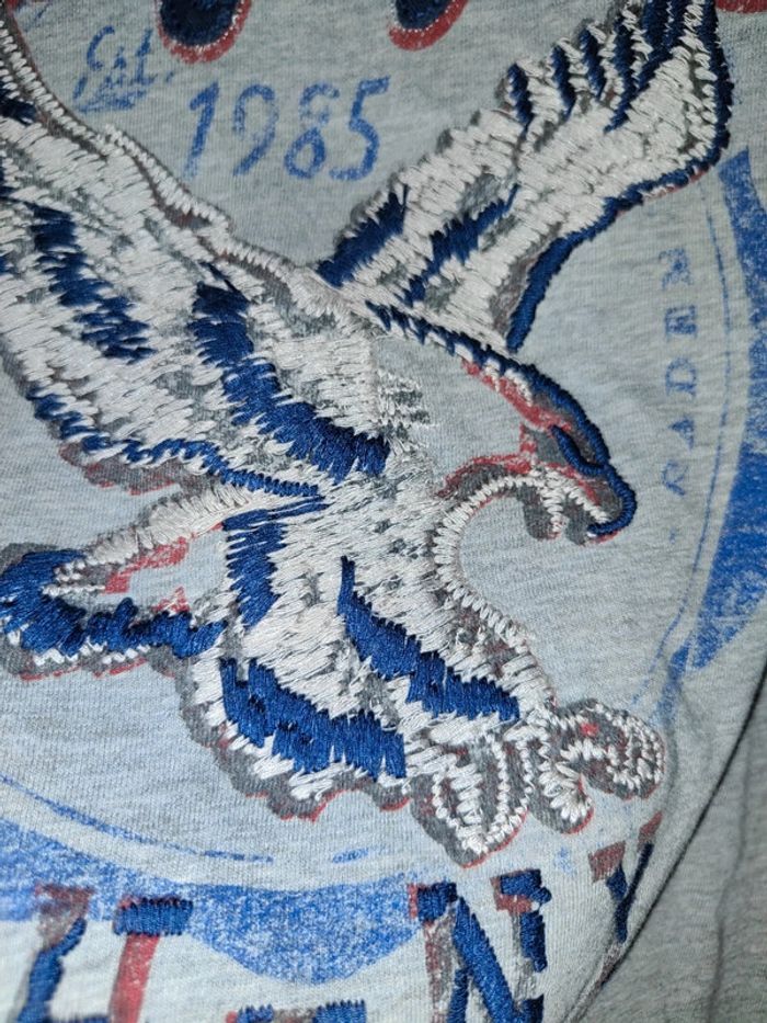 T-shirt gris aigle - photo numéro 4