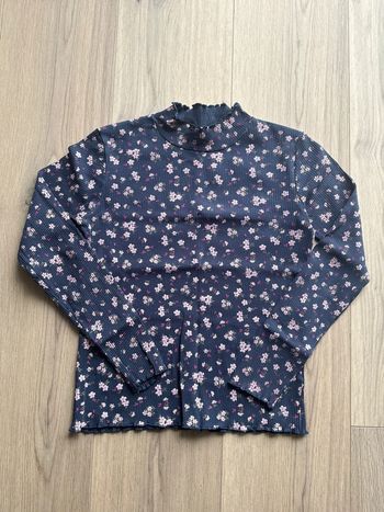 T-shirt à manches longues fille avec col TAO T. 10 ans