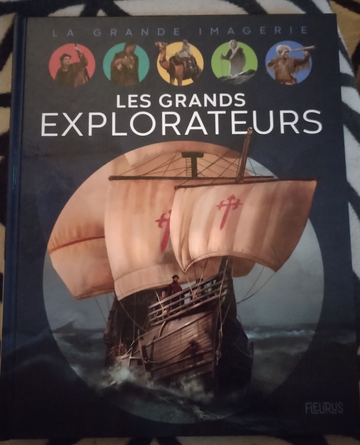 Grand livre "Les Grands Explorateurs" neuf