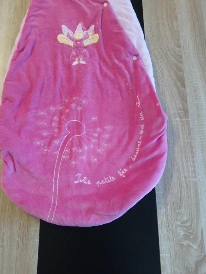 Gigoteuse chaude mots d'enfants adaptable de 80 à 100cm environ - photo numéro 3