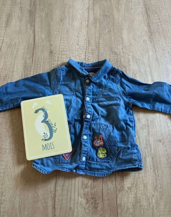 Chemise 3 mois garçon