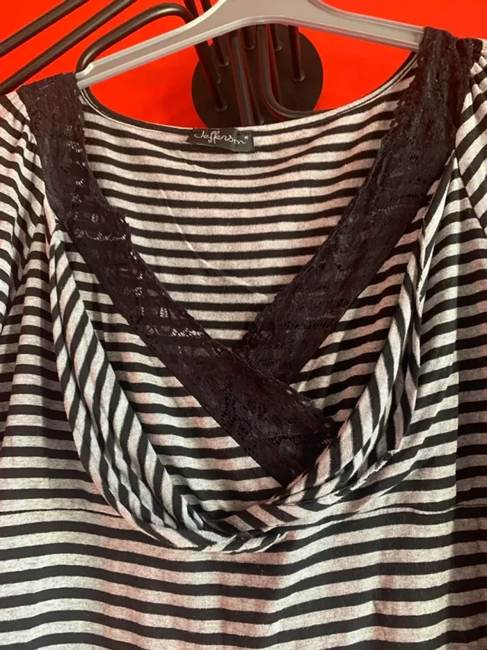 Haut rayé femme - photo numéro 3