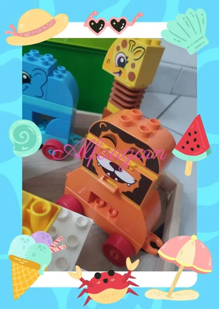 Coffret train des animaux lego - photo numéro 7