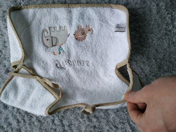 Bavoir avec passage bras Thomas