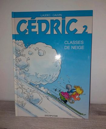Bande dessinée Cédric classe de neige