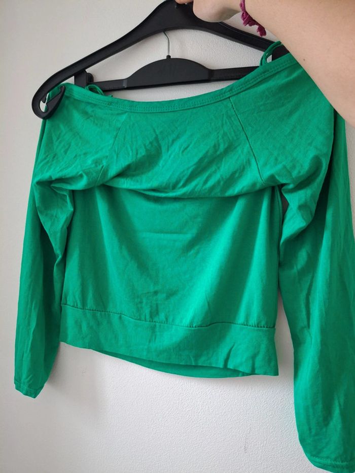 💚Lot 2 top verts avec boléro _ taille M💚 - photo numéro 4