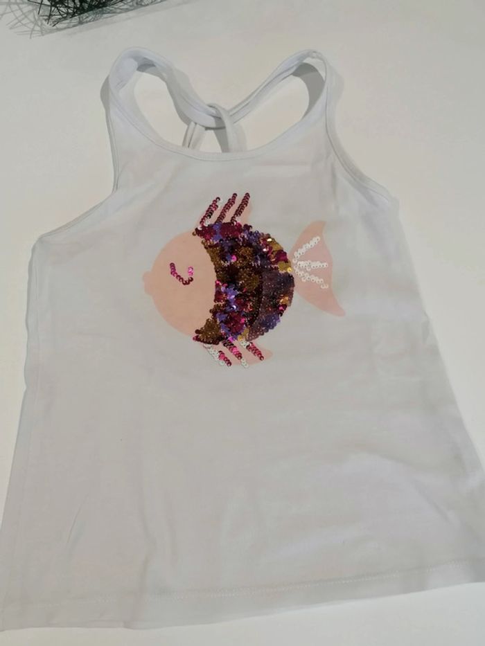 Haut été bretelle 🐠 T 7- 8 ans - photo numéro 2