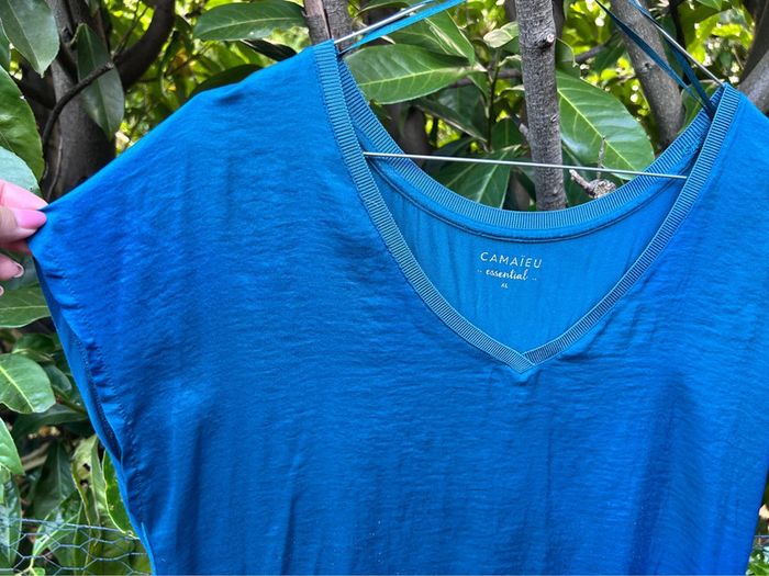 T-shirt MC bleu - photo numéro 2