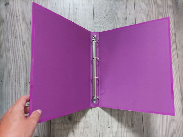 Grand classeur Oxford violet neuf - photo numéro 4