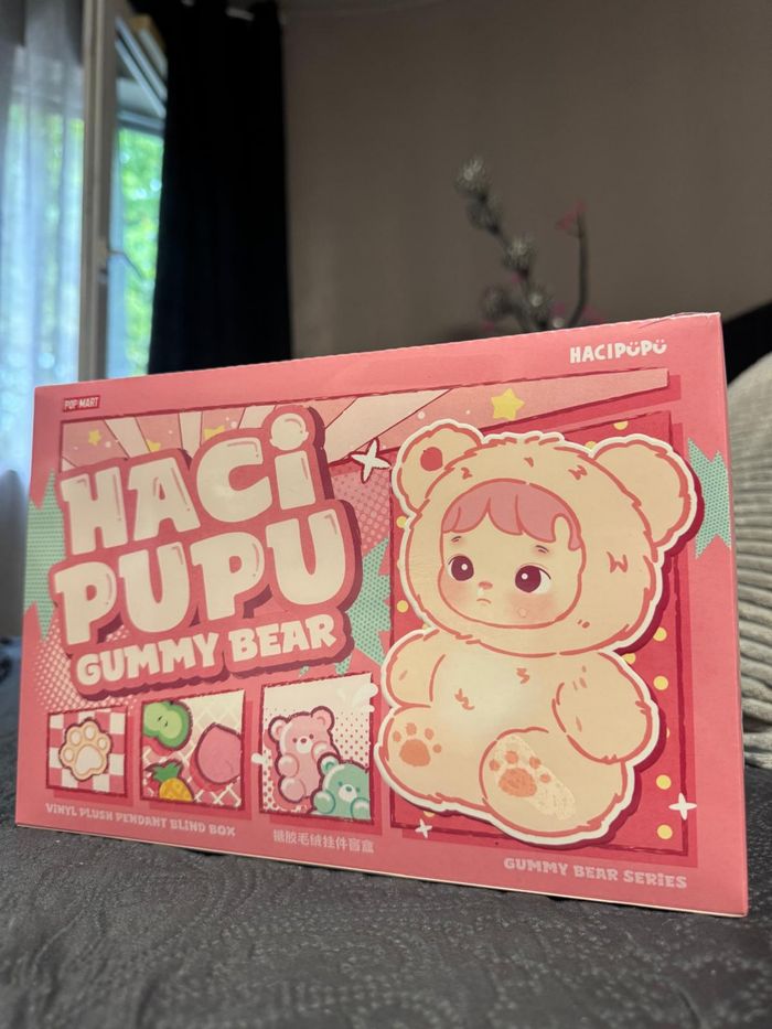 Popmart Hacipupu Gummy Bear Series Vinyl Face Set - photo numéro 3