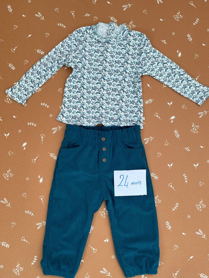 Ensemble 23 mois - vert