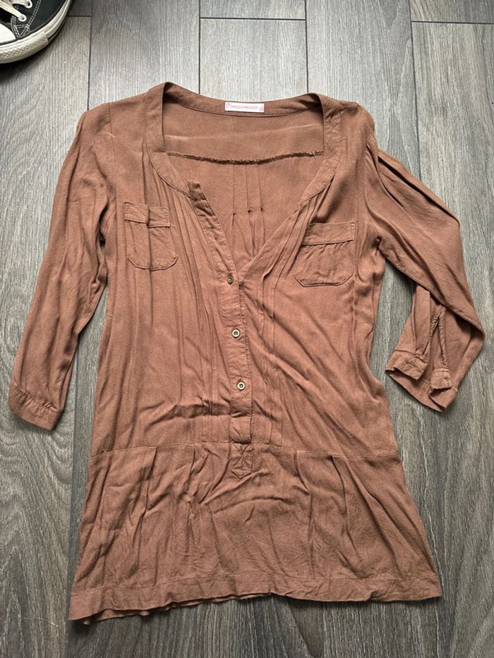 Blouse marron