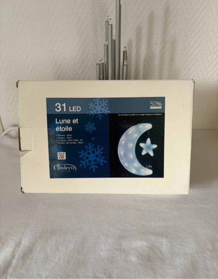 • Luminaire ~ Lune & étoile ~ Cindeco •