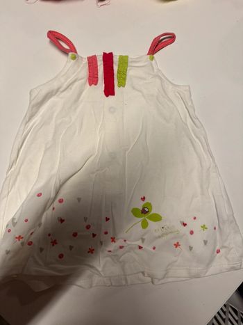 Robe tunique bébé fille 6 mois été