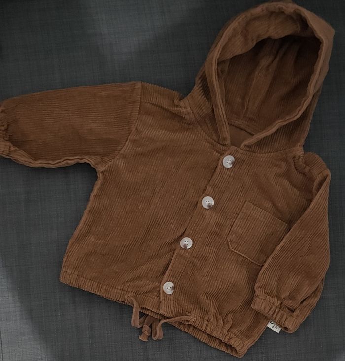 Surchemise à capuche en velours