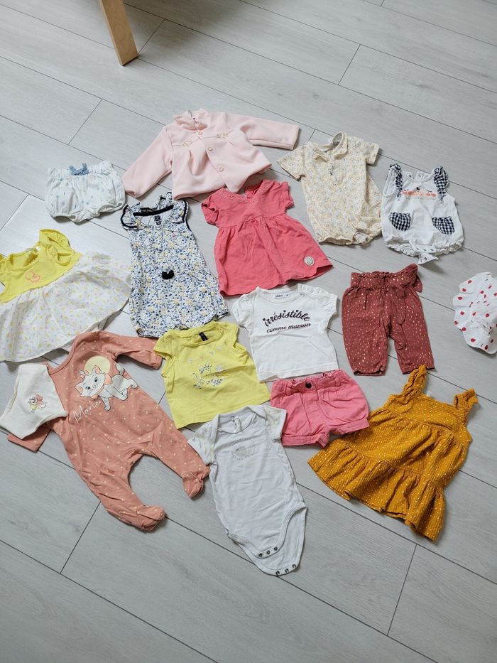 Lot été filles 3 mois