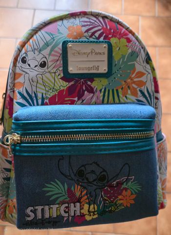 Sac à dos Loungefly stitch version fleurie neuf