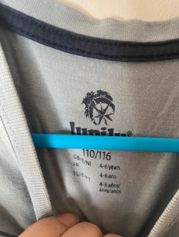 Tee shirts manches longues lupilu 6 ans garçon - photo numéro 3