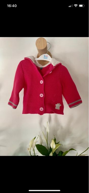 Gilet épais rose