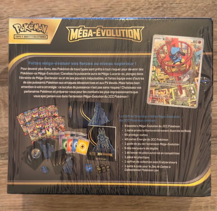 ETB Pokemon ME01 Méga évolution Lucario - photo numéro 2