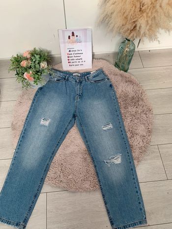 Jean large bleu clair