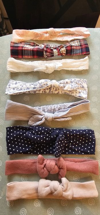 Lot bandeaux cheveux  fille 8 H&M ,tape a l'oeil , Kiabi