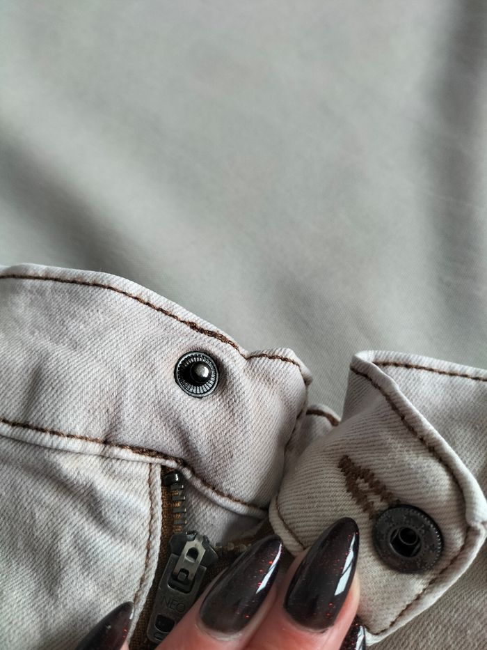 🤍 Jeans large cargo crème - 12 ans - Creeks - En très bon état 🤍 - photo numéro 4