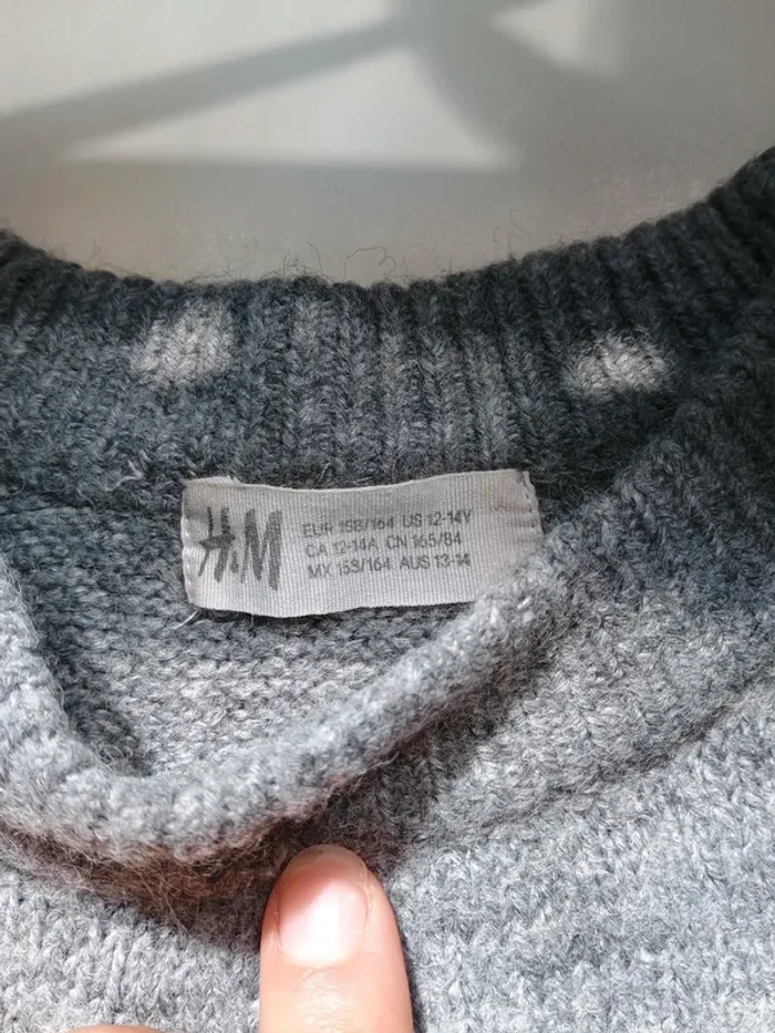 Pull gris H&M - photo numéro 3