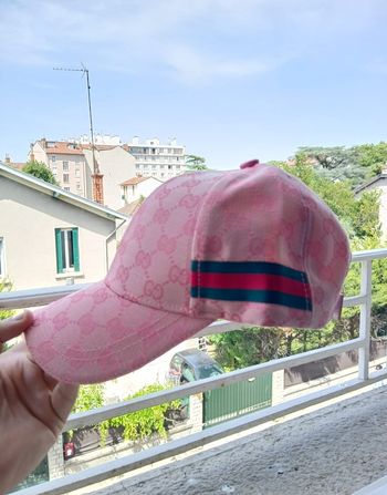 casquette Gucci rose