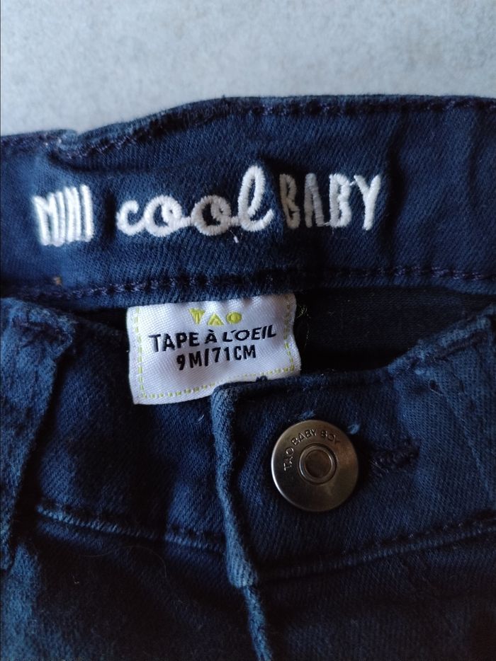 Pantalon Tape à l'oeil, taille 9 mois - photo numéro 3
