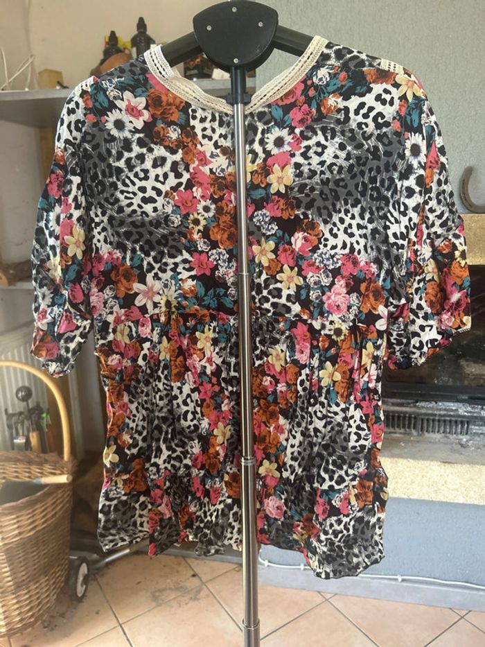 Blouse multicolore - photo numéro 2