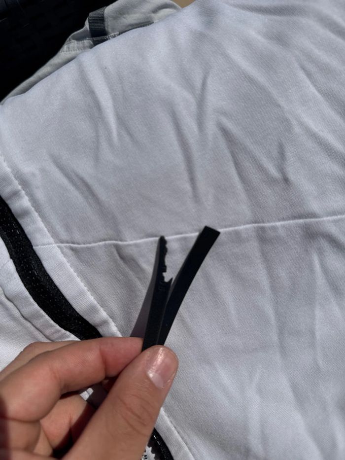 Veste Nike à capuche blanche femme – Taille M - photo numéro 10