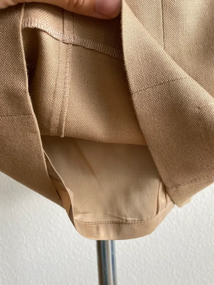 Tailleur veste jupe Versace Collection camel - photo numéro 11
