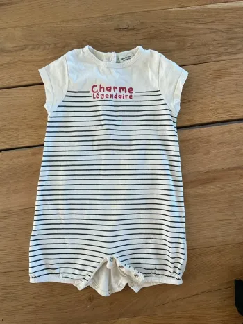 Barboteuse marinière tape à l’œil