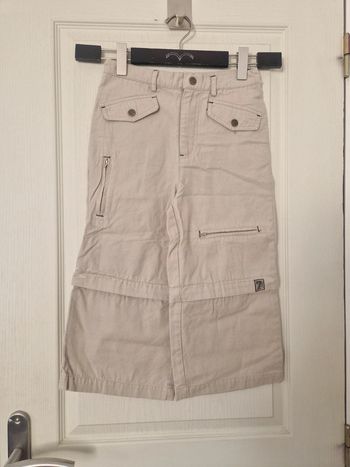 Neuf bermuda et pantacourt 2 en 1 beige fille Teen's moving 10 ans 100% coton