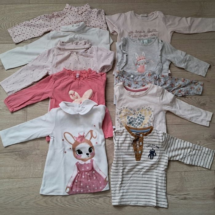 Gros lot vêtements fille 12 mois . (79 pièces) plusieurs marques - photo numéro 6