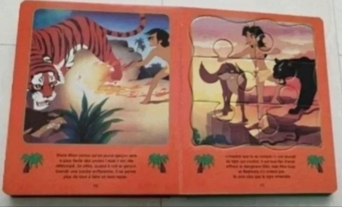 Livre puzzle cartonné LE LIVRE DE LA JUNGLE - photo numéro 4