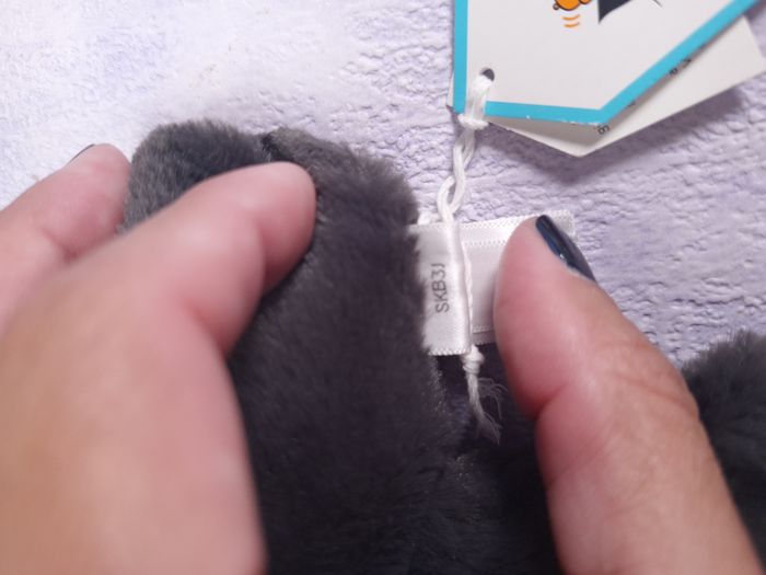 Peluche de collection Jellycat chauve souris retired Skelebat Jim bat halloween collection SKB3J - photo numéro 7