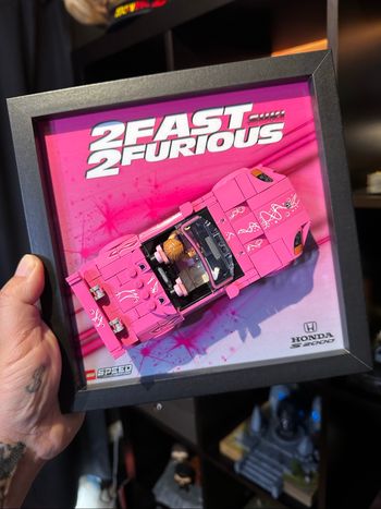 Cadre 2 Fast 2 Furious (20x20) pour LEGO #77241
