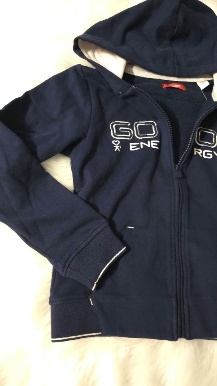 Neuf (non porté)🏷🥰🤩😍 sweat zippé molleton  8 ans fille🥰😍🤩 - photo numéro 2