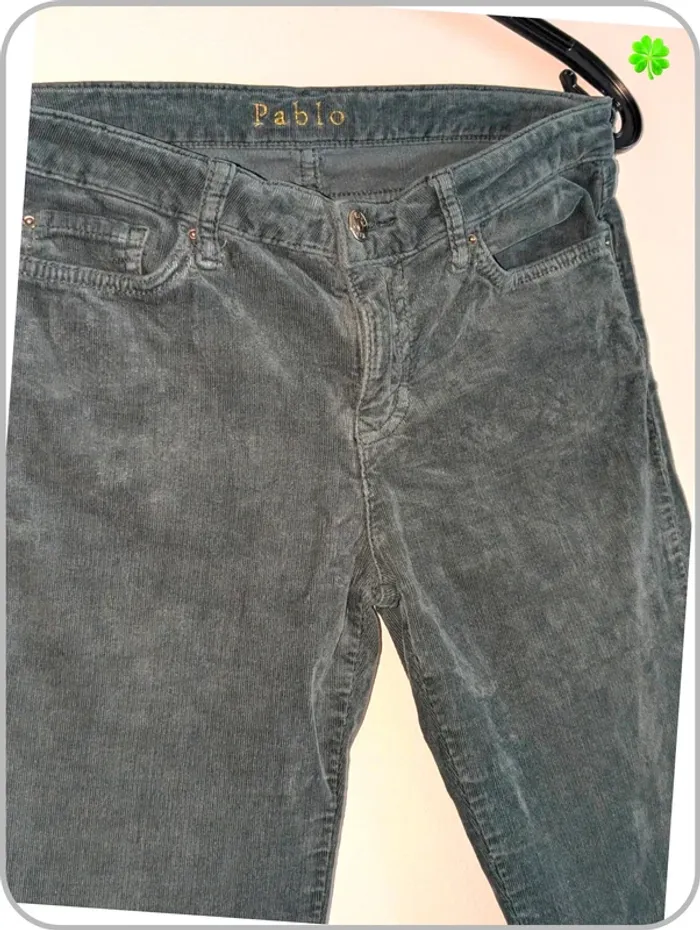 Pantalon Jeans femme en velours 36 - photo numéro 3