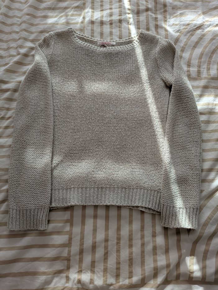 Pull Camaïeu - Grosse Maille & Tresse Dos Ouvert