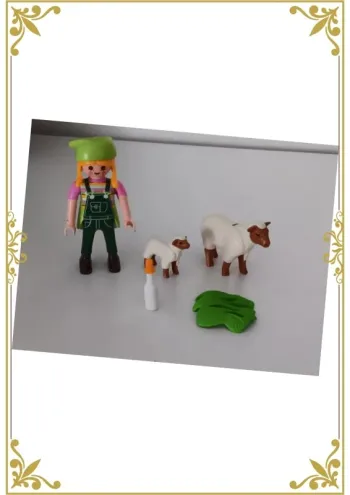 Fermière avec moutons playmobil