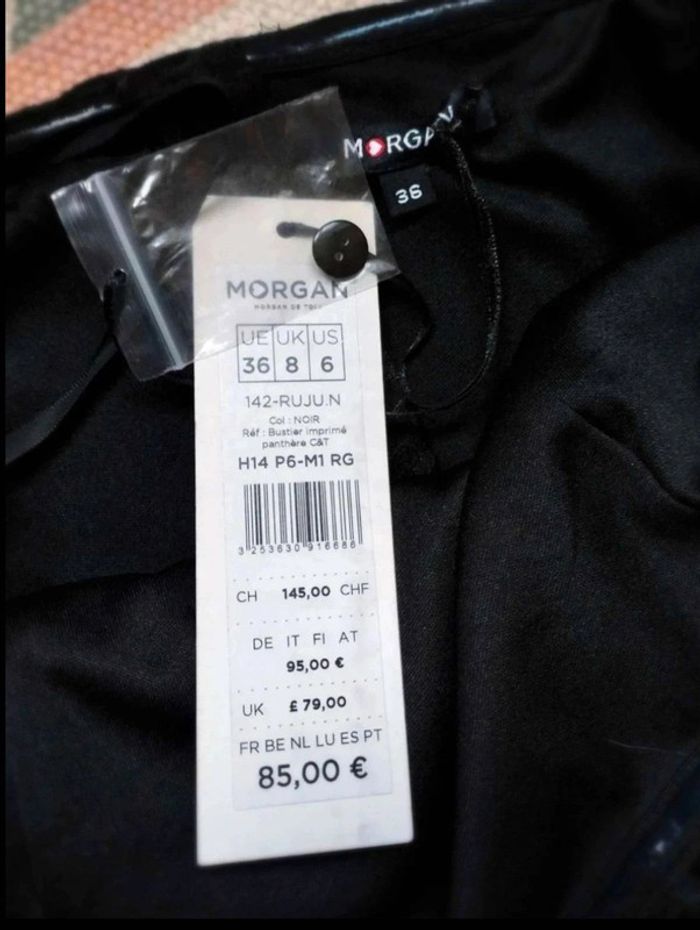 Robe bustier  léopard  - Morgan  -  36=34  actuel  -  Neuf Etiquette - photo numéro 7