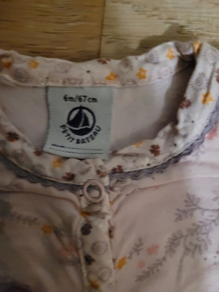 Pyjama petit bateau 6 mois tbe - photo numéro 3