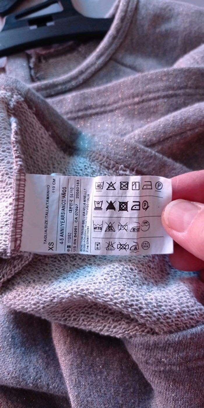 Tunique enfant 4 a. 5 a Benetton - photo numéro 5