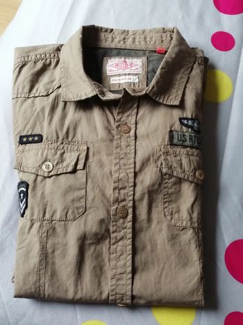 Chemise MC beige Ritchie 16 ans