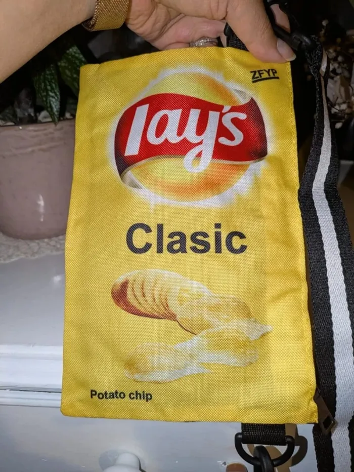 Sac original style paquet de chips Lays NEUF - photo numéro 6