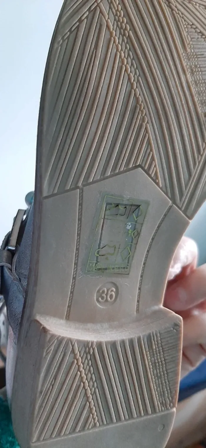 Bottines mi saison dorées - photo numéro 8