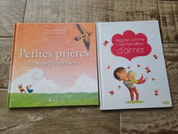 Lot de 2 livres sur Dieu/ la prière chrétienne